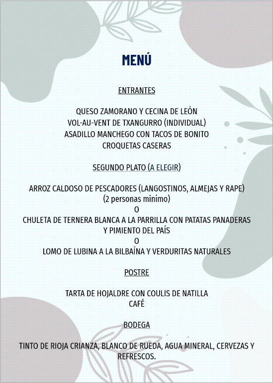 menu cena 2024
