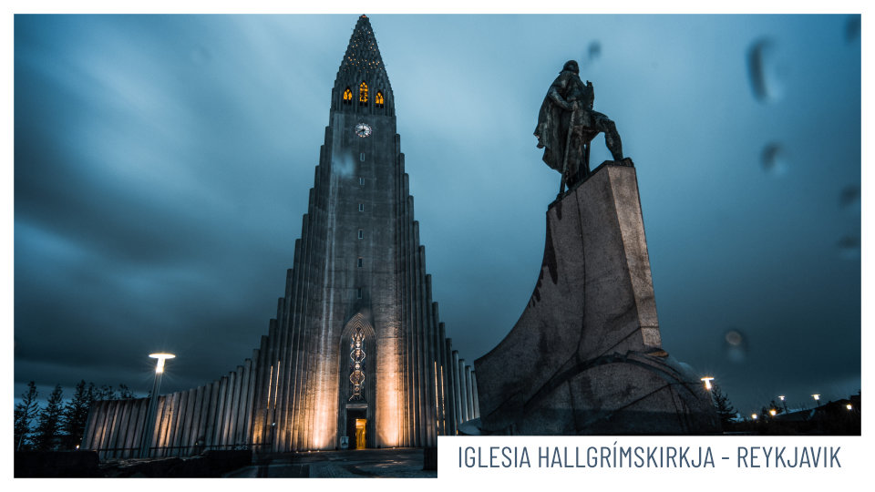 postal-viaje-islandia-iglesia-hallgrímskirkja-reykjavik