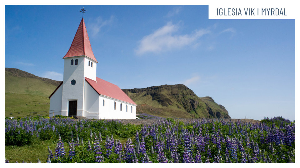 postal-viaje-islandia-vik-iglesia